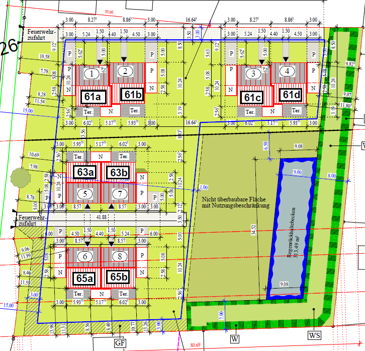 Lageplan Dorfstraße 61-65, 26826 Weener